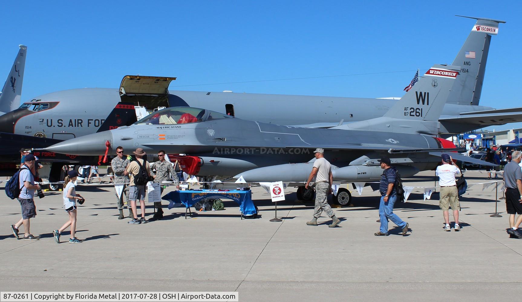 87-0261, 1987 General Dynamics F-16CM Fighting Falcon C/N 5C-522, F-16CM