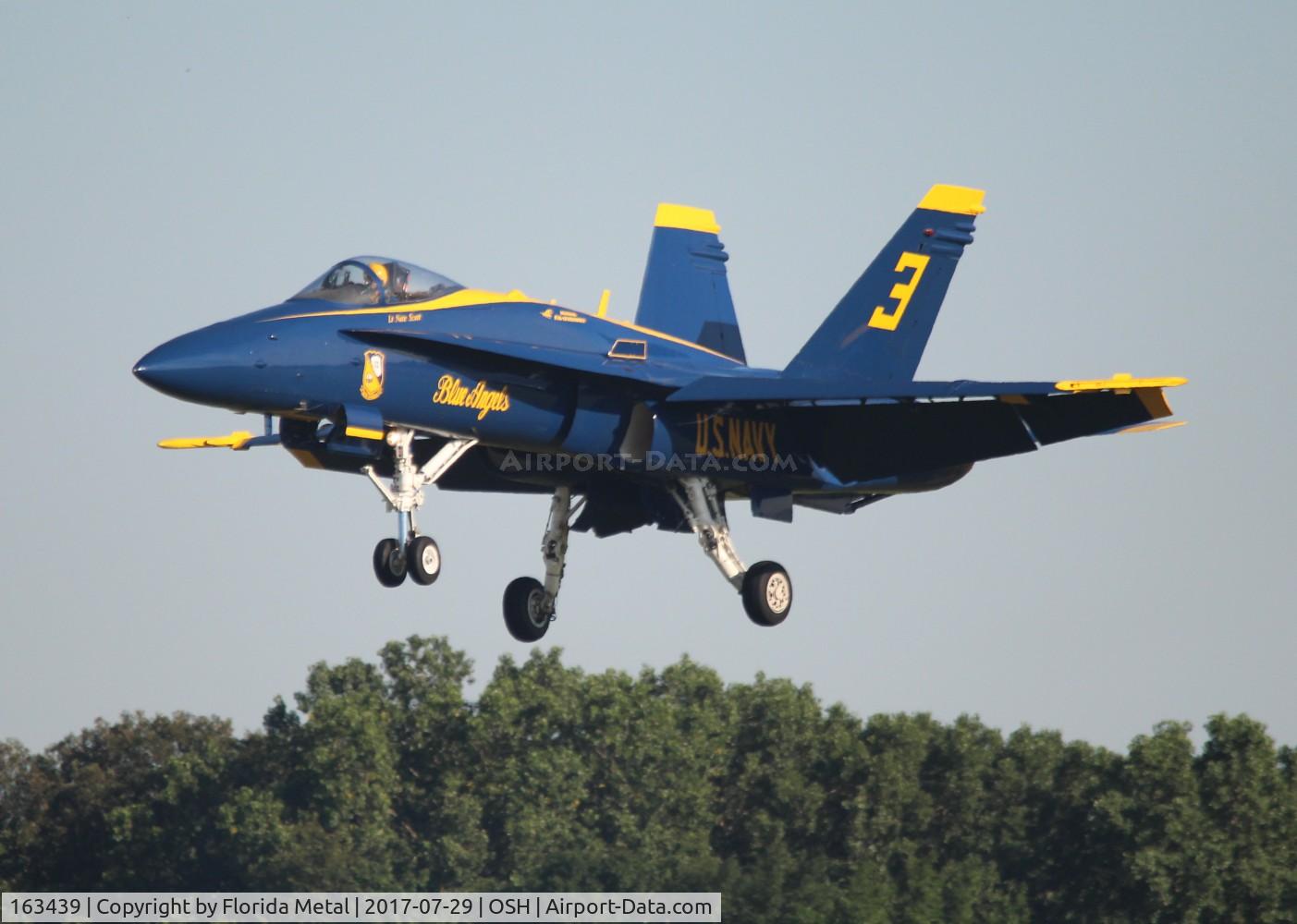 163439, 1987 McDonnell Douglas F/A-18C Hornet C/N 0639/C011, Blue Angels