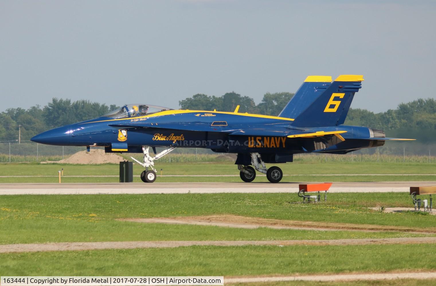 163444, 1987 McDonnell Douglas F/A-18C Hornet C/N 0648/C015, Blue Angels