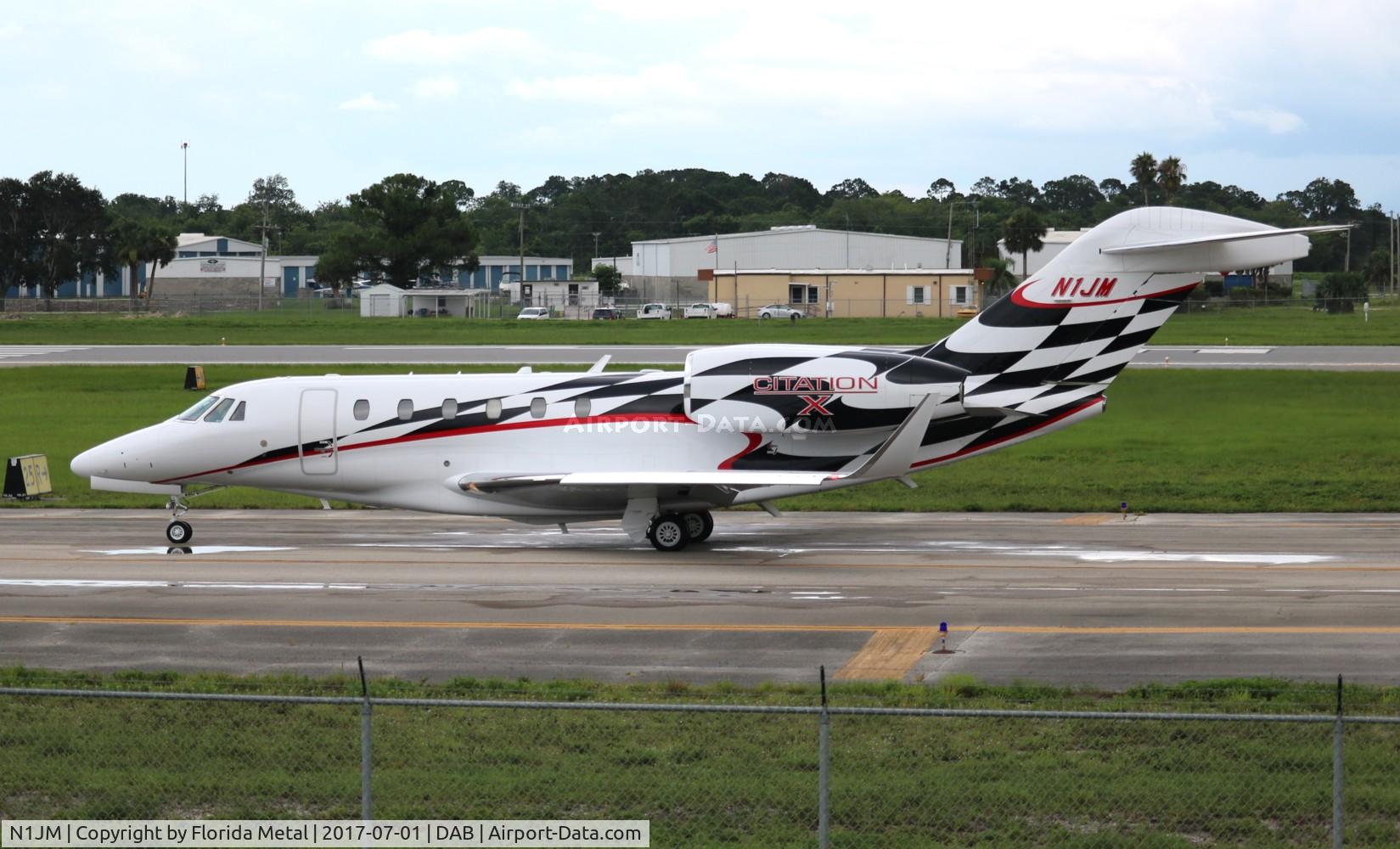 N1JM, 1996 Cessna 750 Citation X Citation X C/N 750-0005, Jamie McMurray