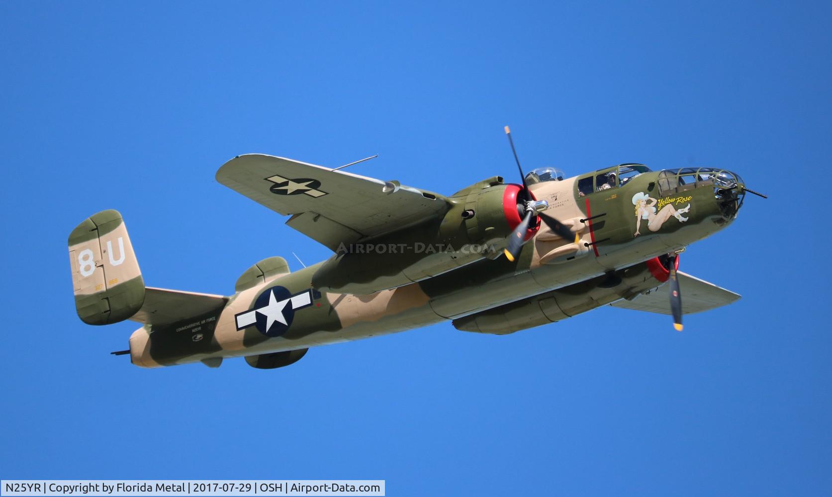 N25YR, 1943 North American TB-25N Mitchell C/N 108-34881, Yellow Rose