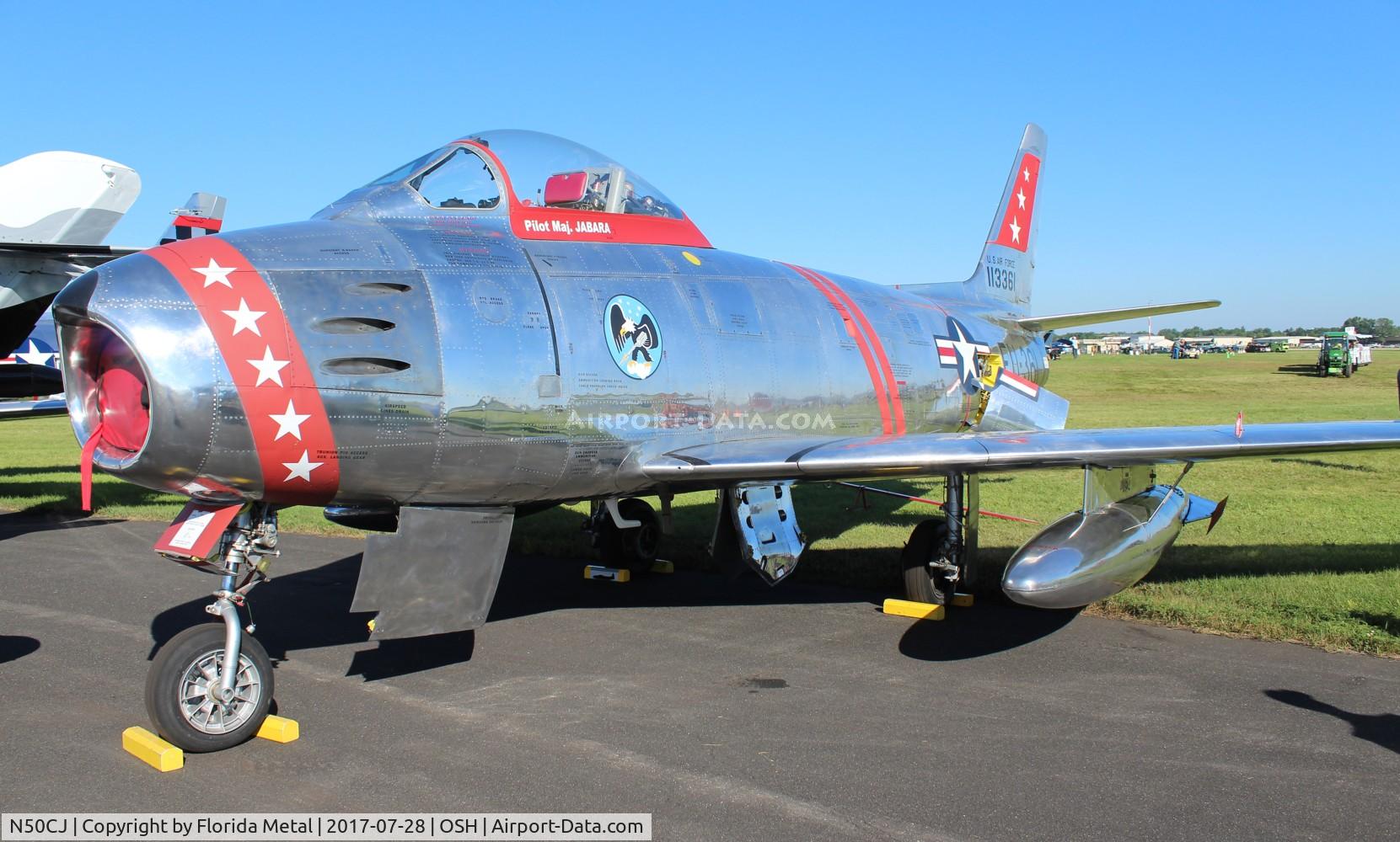 N50CJ, Canadair CL-13B Sabre 6 C/N 1490, F-86E