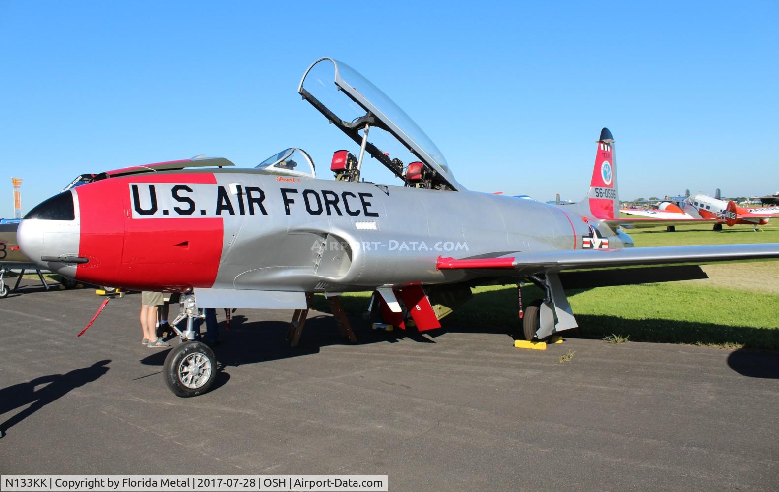 N133KK, Canadair T-33AN Silver Star 3 C/N T33-556, T-33AN