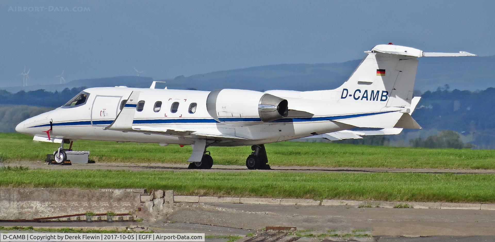 D-CAMB, 1978 Gates Learjet 35A C/N 35-174, Learjet 35A, seen parked up.