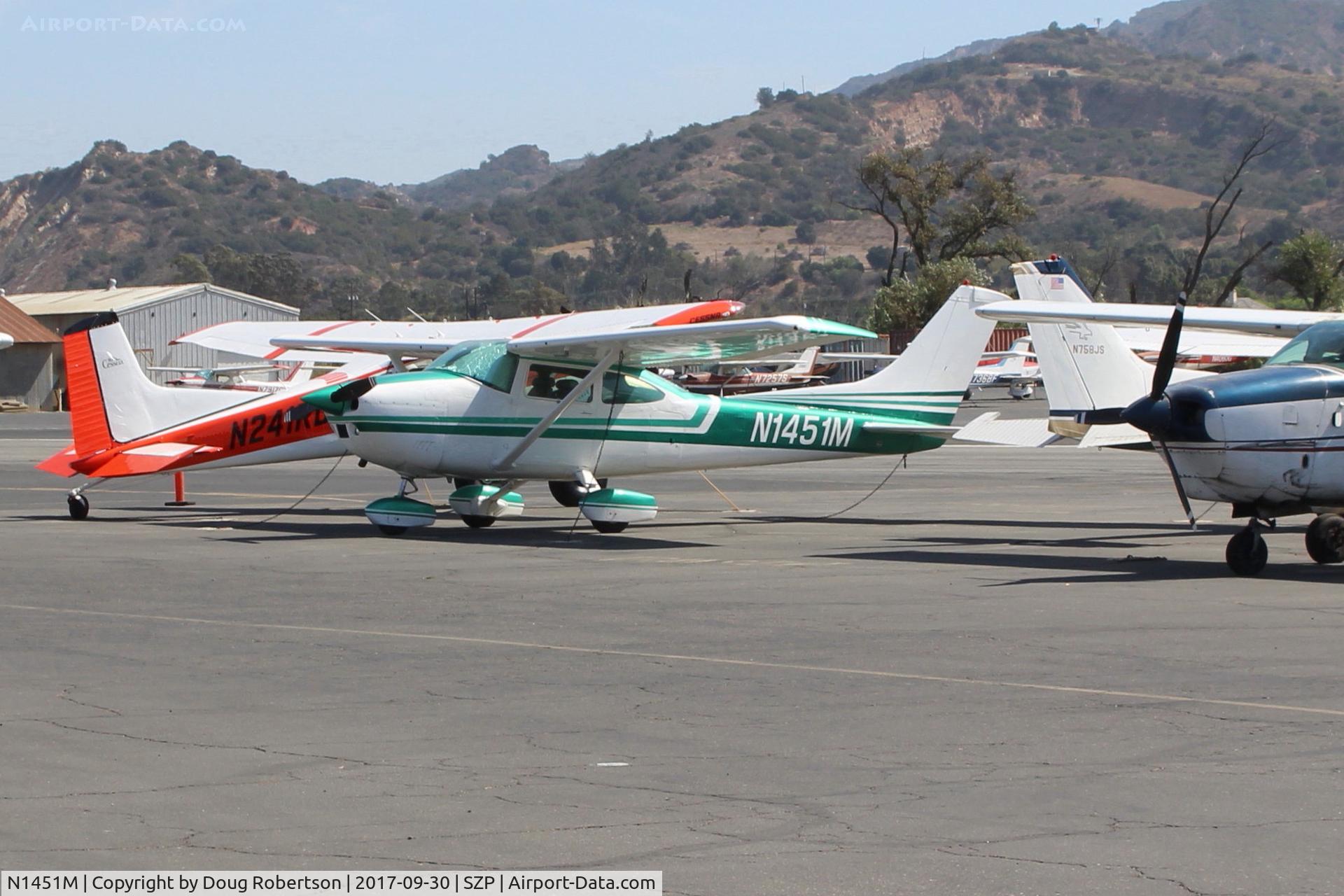 N1451M, 1975 Cessna 182P Skylane C/N 18264335, 1975 Cessna 182P SKYLANE, Continental O-470-S 230 Hp