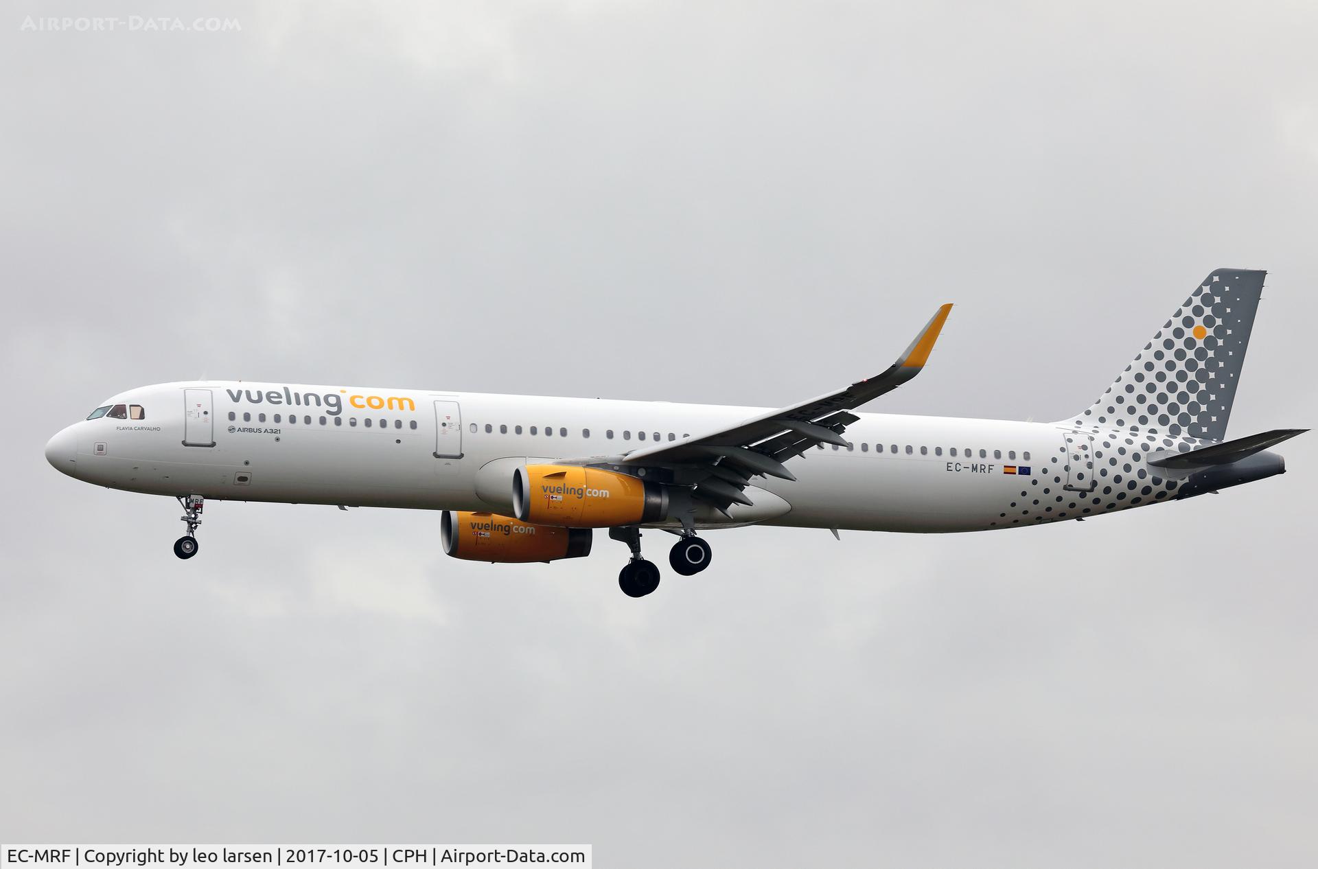 EC-MRF, 2017 Airbus A321-231 C/N 7714, Copenhagen 5.10.2017