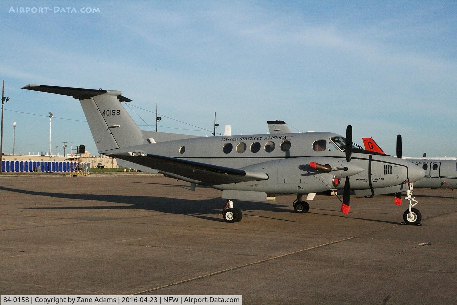 84-0158, 1984 Beech C-12F Huron C/N BL-088, NAS Fort Worth Airshow 2016