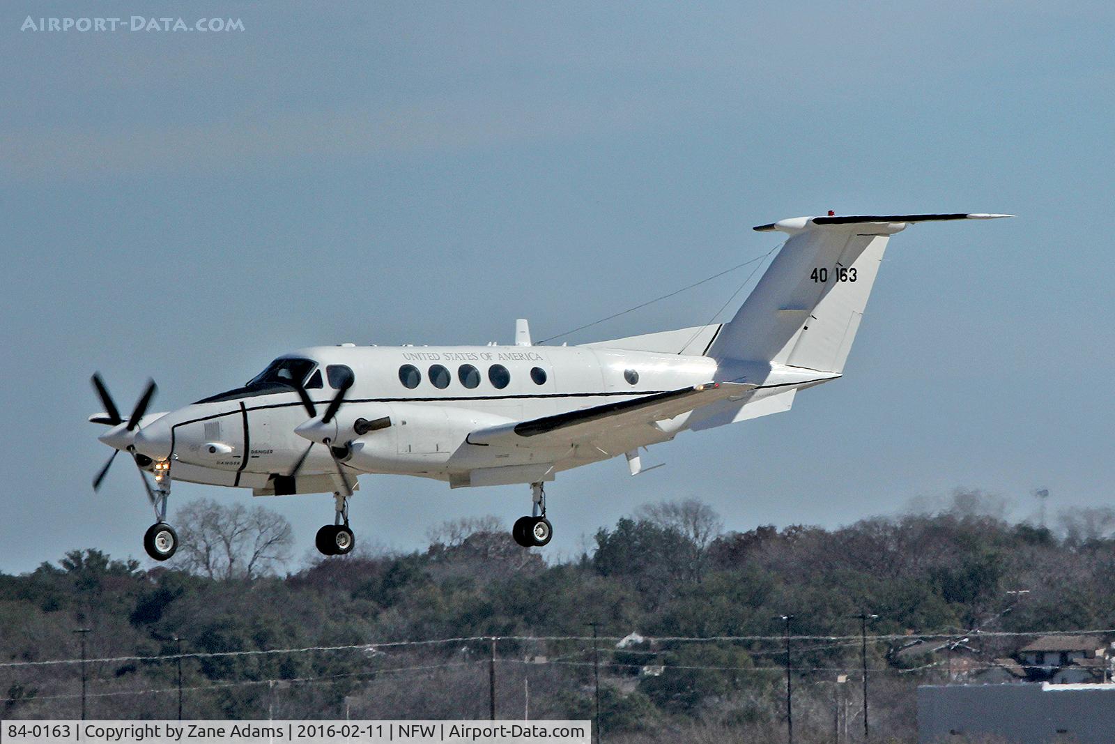 84-0163, 1984 Beech C-12U Huron C/N BL-093, NAS Fort Worth