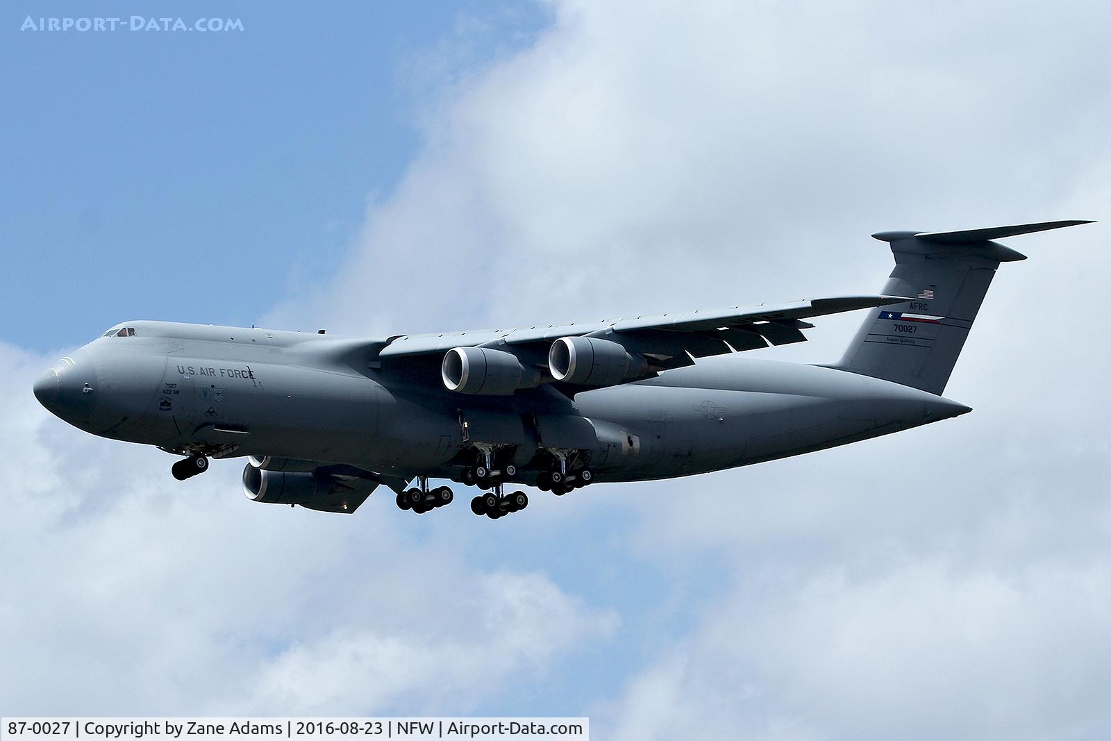 87-0027, Lockheed C-5M Super Galaxy C/N 500-0113, NAS Fort Worth