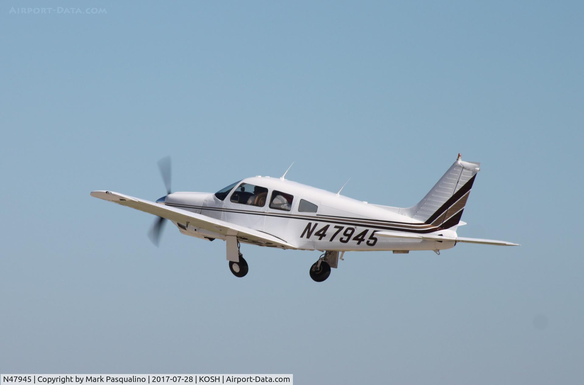 N47945, 1977 Piper PA-28R-201 Cherokee Arrow III C/N 28R-7837018, Piper PA-28R-201