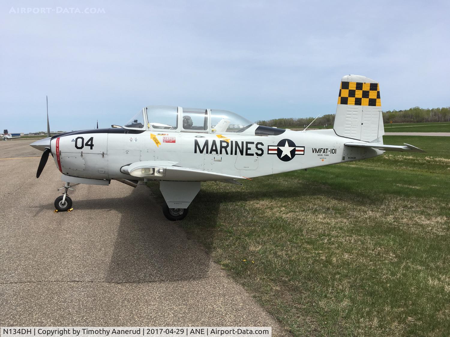 N134DH, 1953 Beech (CCF) T-34A (A45) Mentor C/N CCF34-78, 1953 Beech (CCF) T-34A (A45) Mentor, c/n: CCF34-78