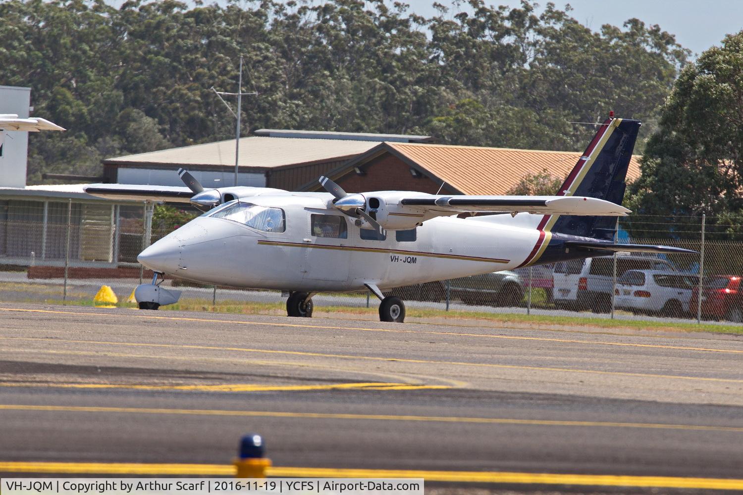 VH-JQM, 1978 Partenavia P-68B C/N 154, Coffs Harbour Airport NSW 2016