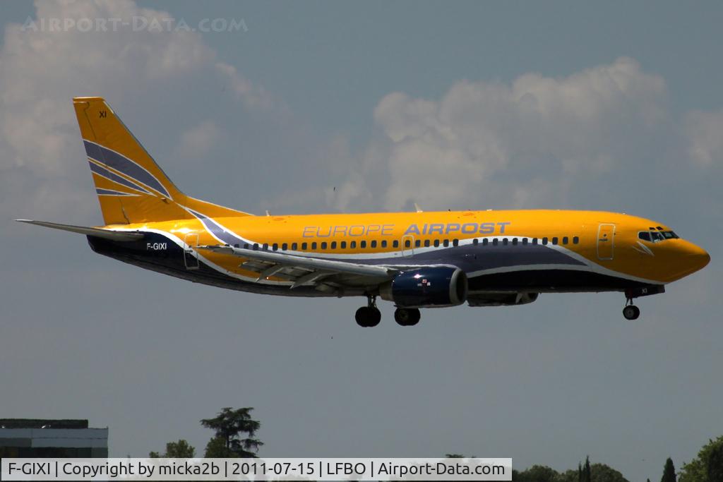 F-GIXI, 1987 Boeing 737-348F C/N 23809, Landing
