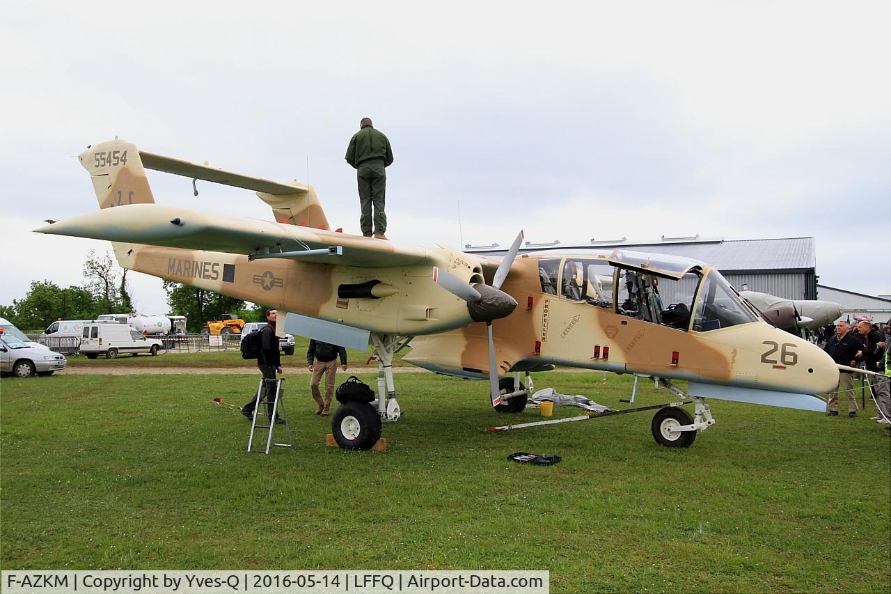 F-AZKM, 1971 North American OV-10B Bronco C/N 338-9 (305-65), North American OV-10B Bronco, Static display, La Ferté-Alais airfield (LFFQ) Airshow 2016