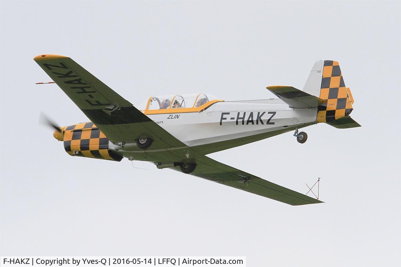 F-HAKZ, Zlin Z-526 Trener Master C/N 1322, Zlin Z-526 Trener Master, On display, La Ferté-Alais (LFFQ) air show 2016