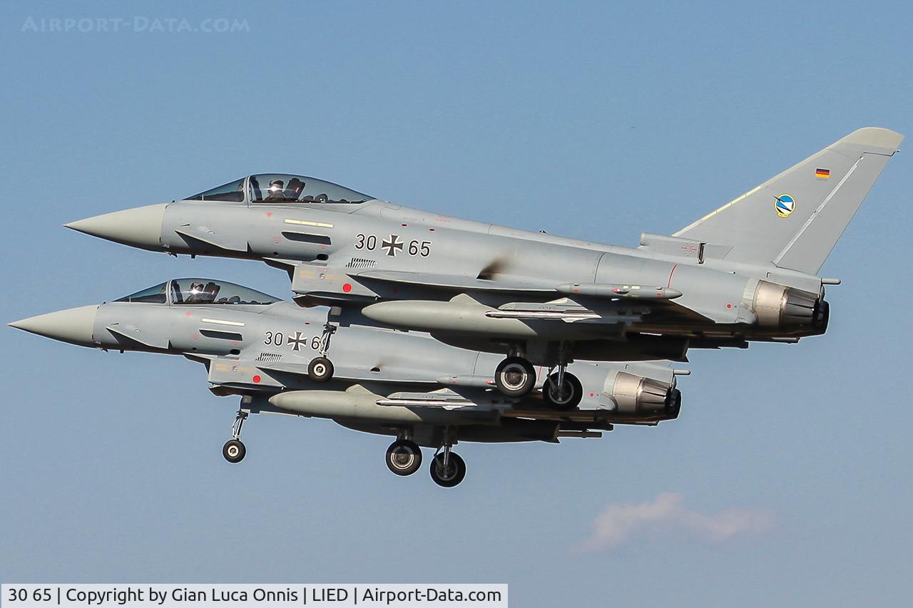 30 65, Eurofighter EF-2000 Typhoon S C/N GS048, LANDING