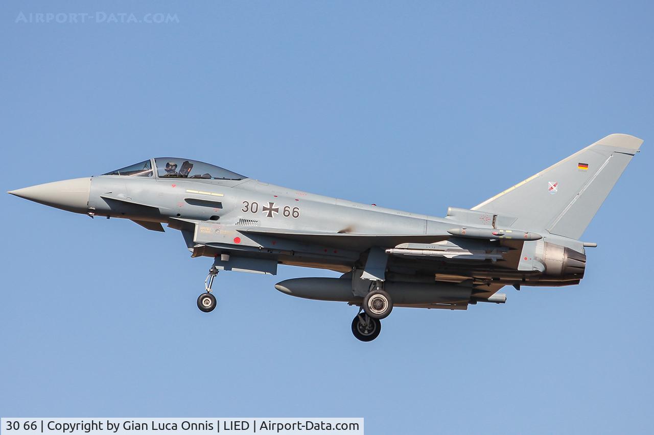 30 66, Eurofighter EF-2000 Typhoon S C/N GS049, LANDING