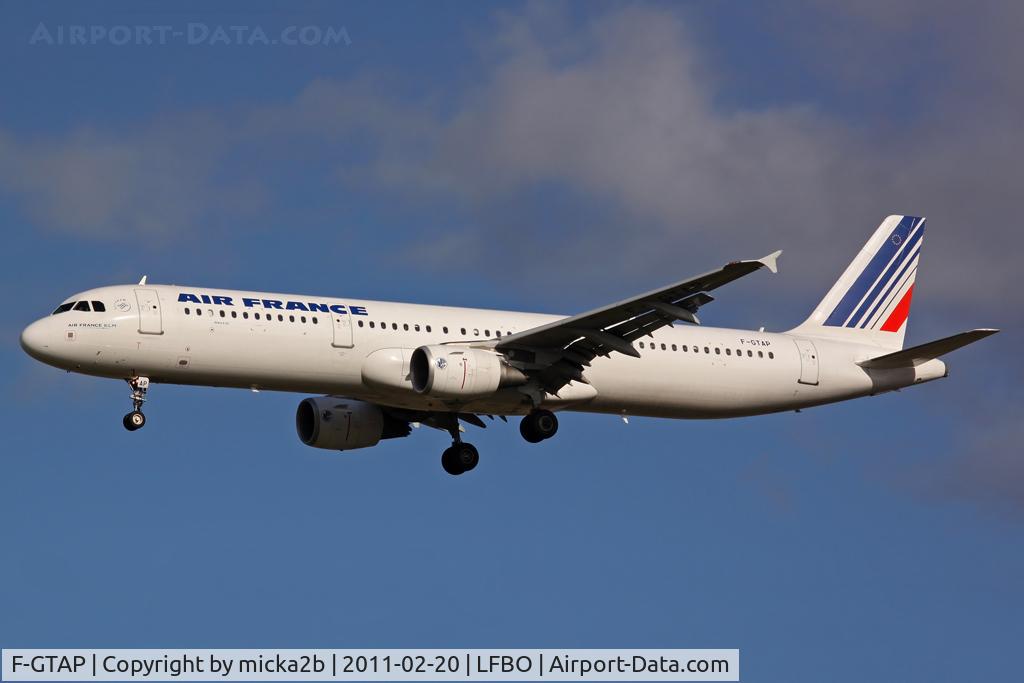 F-GTAP, 2008 Airbus A321-211 C/N 3372, Landing