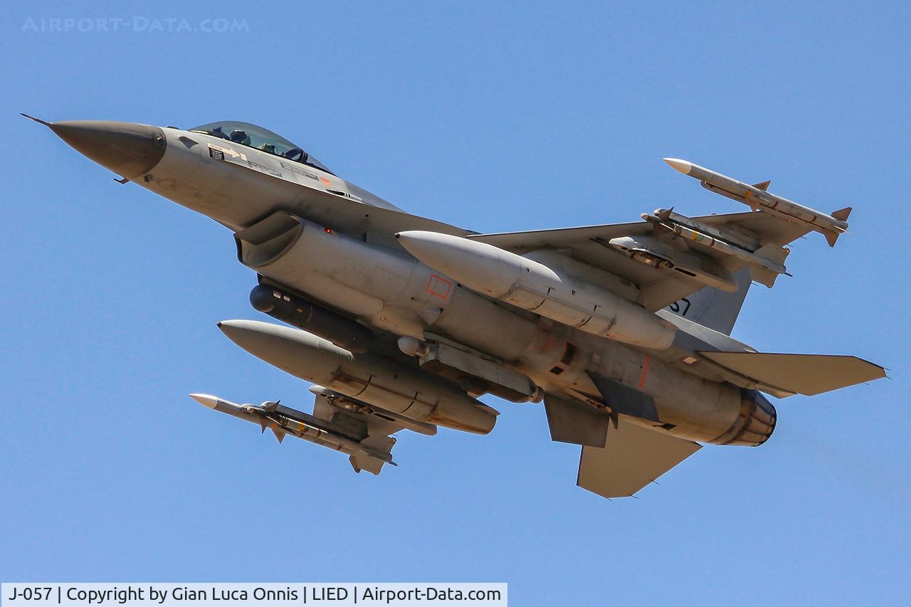 J-057, 1986 General Dynamics F-16AM Fighting Falcon C/N 6D-140, WAR LIBIA
