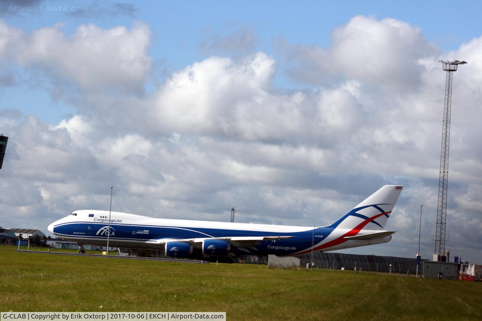 G-CLAB, 2015 Boeing 747-83QF C/N 60119, G-CLAB taxing for take off