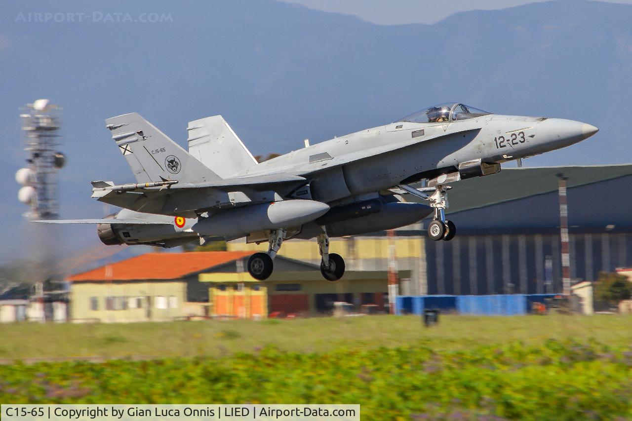 C15-65, McDonnell Douglas EF-18M Hornet C/N 0892/A587, WAR LIBIA