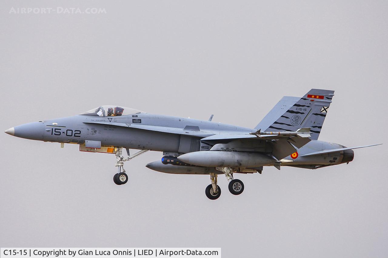 C15-15, McDonnell Douglas EF-18A Hornet C/N 0510/A422, WAR LIBIA