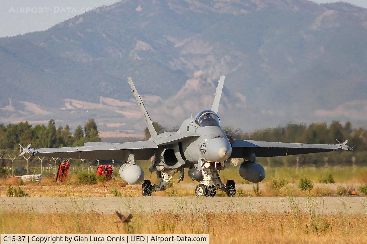 C15-37, McDonnell Douglas EF-18A Hornet C/N 0656/A537, WAR LIBIA