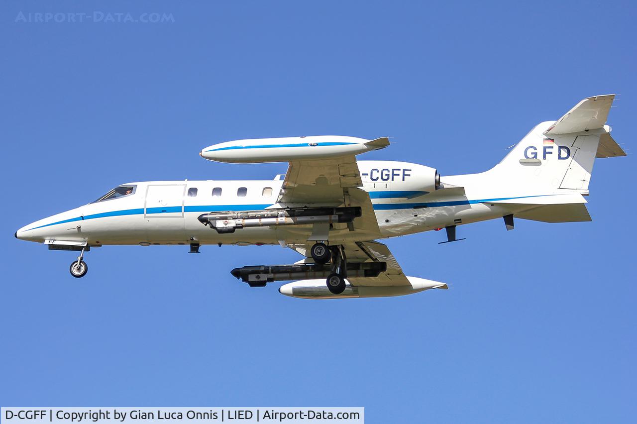 D-CGFF, 1982 Gates Learjet 36A C/N 36A-063, LANDING