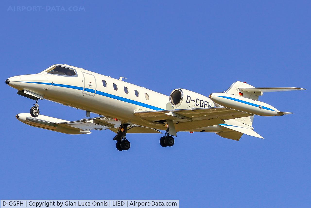 D-CGFH, Learjet 35A C/N 35-607, LANDING