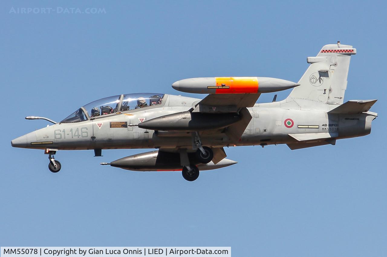 MM55078, Aermacchi MB-339CD C/N 6947/214/CD017, LANDING