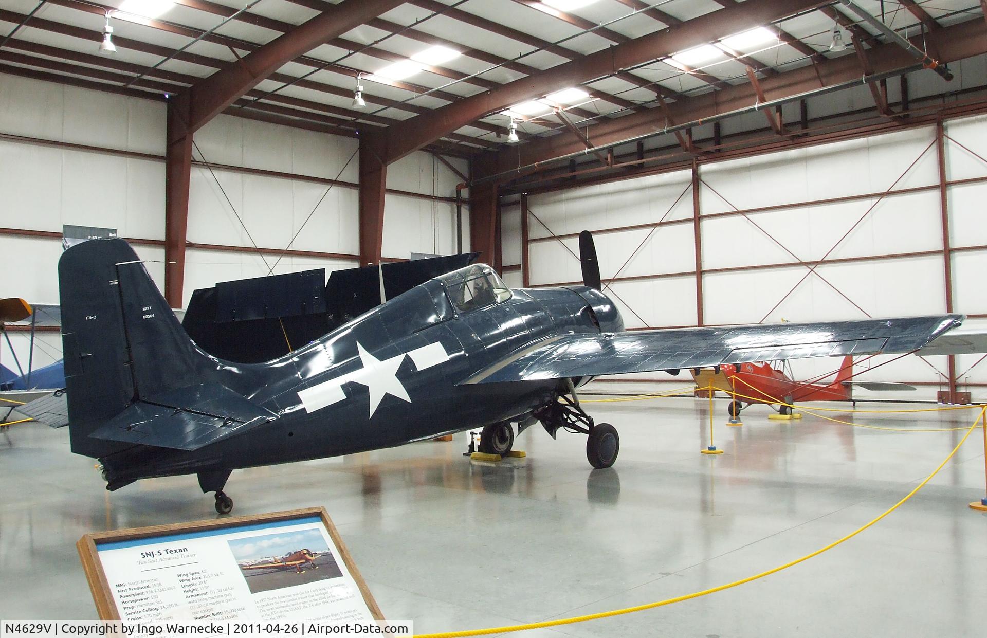 N4629V, General Motors (Grumman) FM-2 Wildcat C/N 5618, Grumman (General Motors) FM-2 (F4F) Wildcat at the Yanks Air Museum, Chino CA