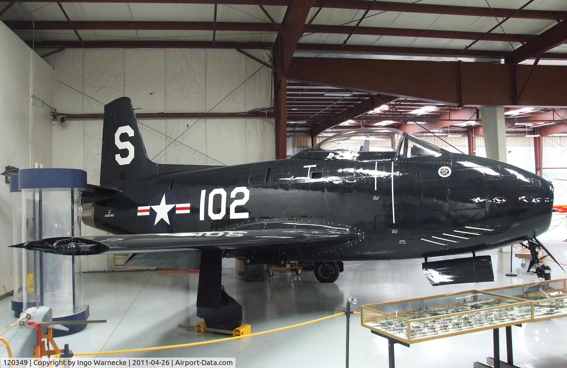 120349, North American FJ-1 Fury C/N 141-38401, North American FJ-1 Fury at the Yanks Air Museum, Chino CA