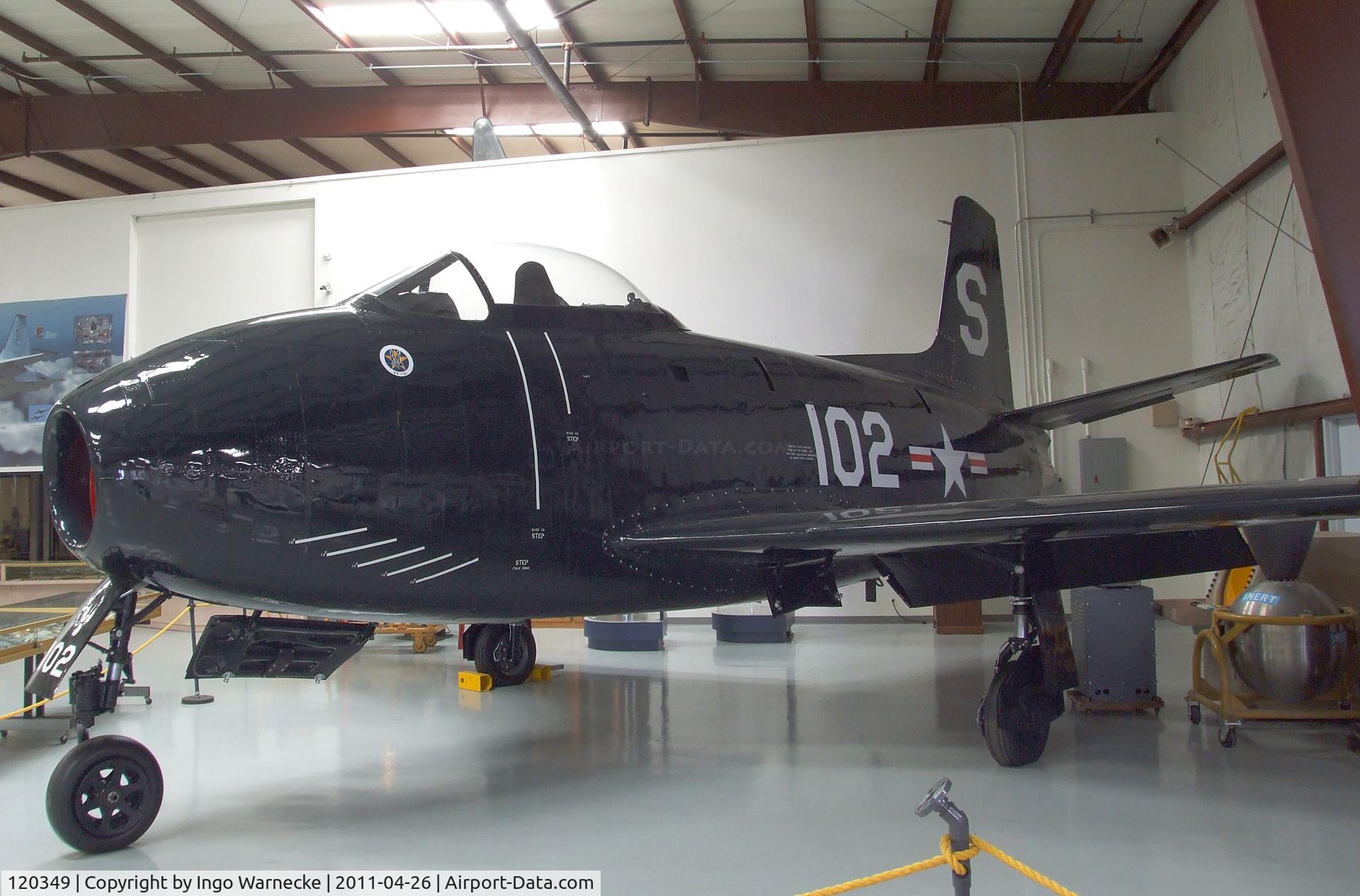 120349, North American FJ-1 Fury C/N 141-38401, North American FJ-1 Fury at the Yanks Air Museum, Chino CA
