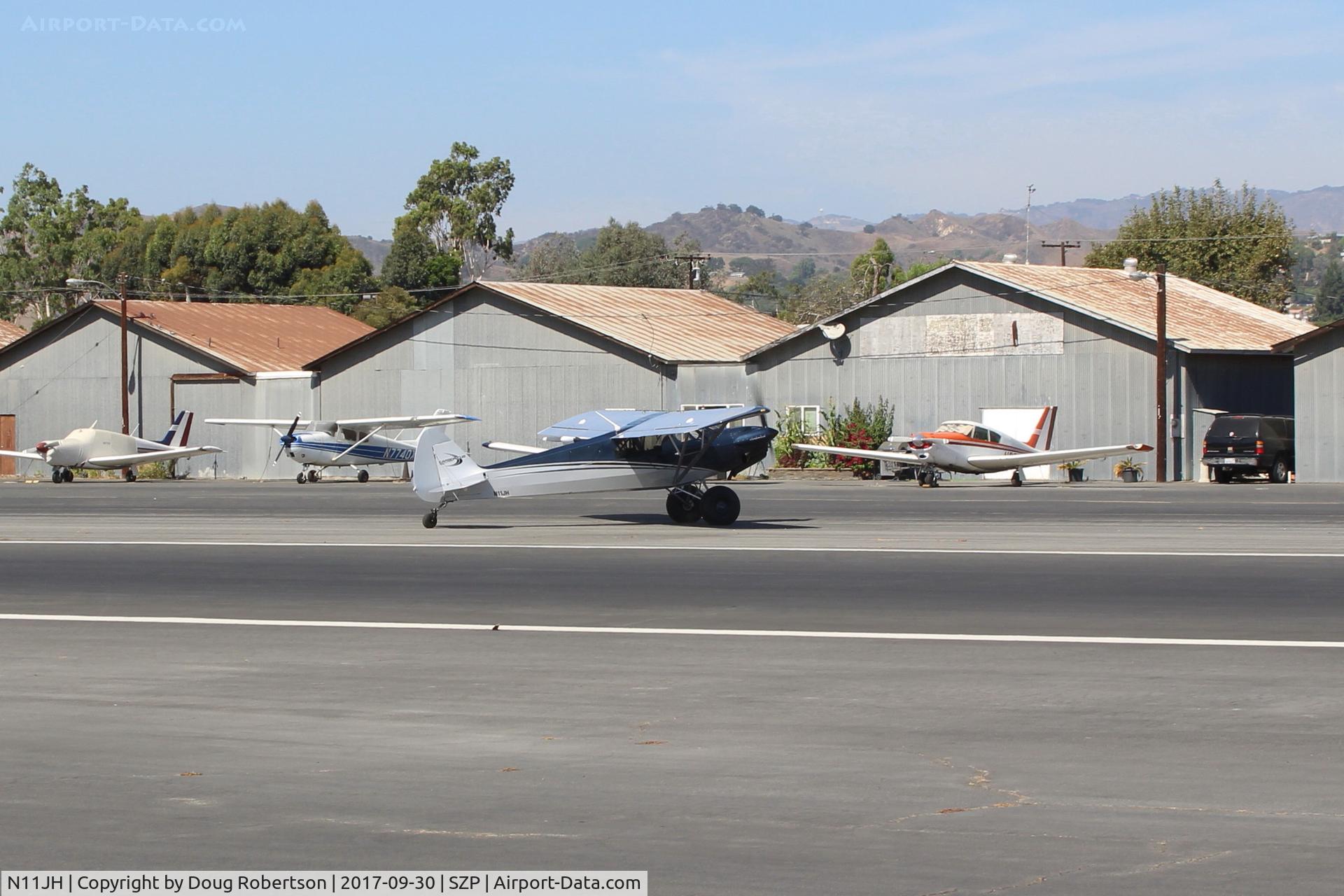 N11JH, 2016 Cub Crafters CC11-160 Carbon Cub SS C/N CC11-00415, 2016 CubCrafters CC11-160 CARBON CUB SS, Titan OX-340CC 160 Hp, taxi to Rwy 22
