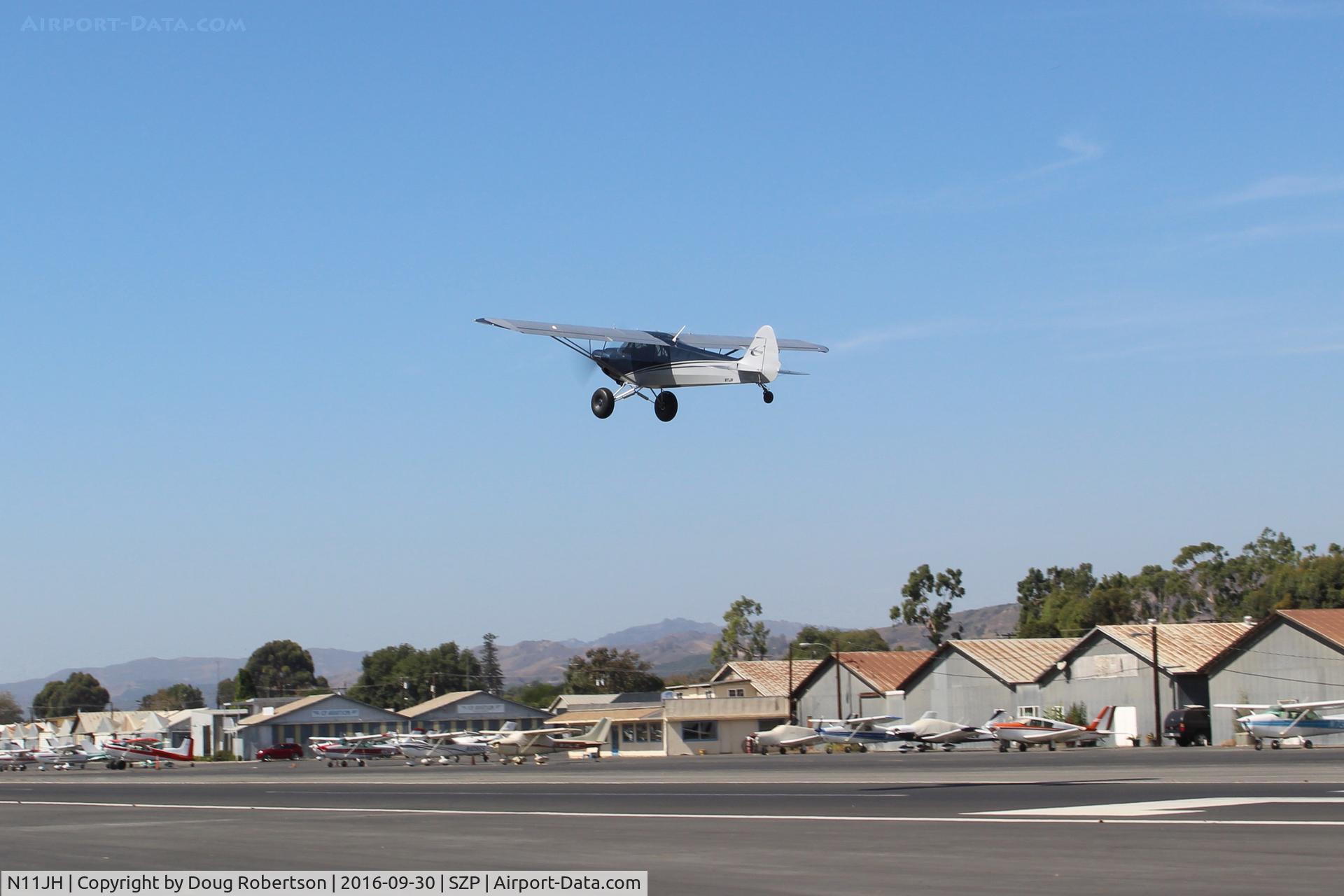 N11JH, 2016 Cub Crafters CC11-160 Carbon Cub SS C/N CC11-00415, 2016 CubCrafters CC11-160 CARBON CUB SS, Titan OX-340CC 160 Hp, STOL takeoff climb Rwy 22