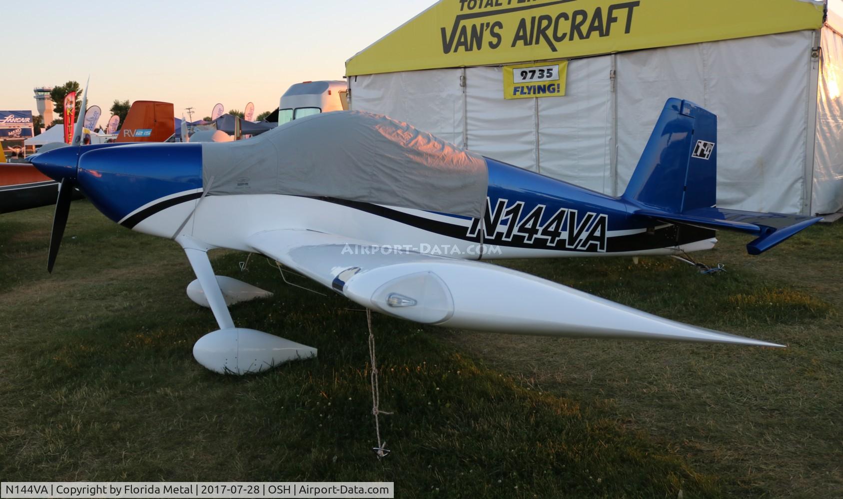 N144VA, 2015 Vans RV-14 C/N 140055, RV-14