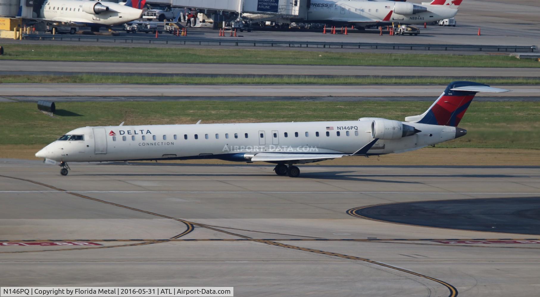 N146PQ, 2007 Bombardier CRJ-900ER (CL-600-2D24) C/N 15146, Delta Connection