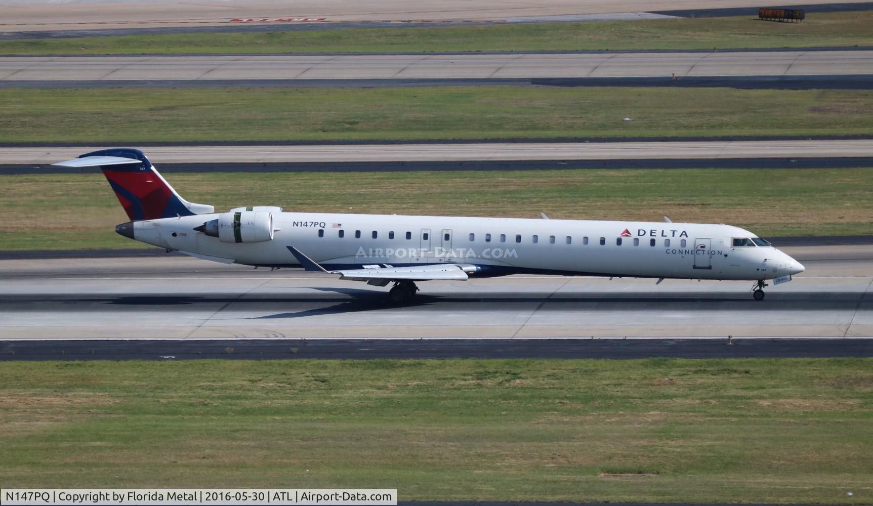 N147PQ, 2007 Bombardier CRJ-900ER (CL-600-2D24) C/N 15147, Delta Connection