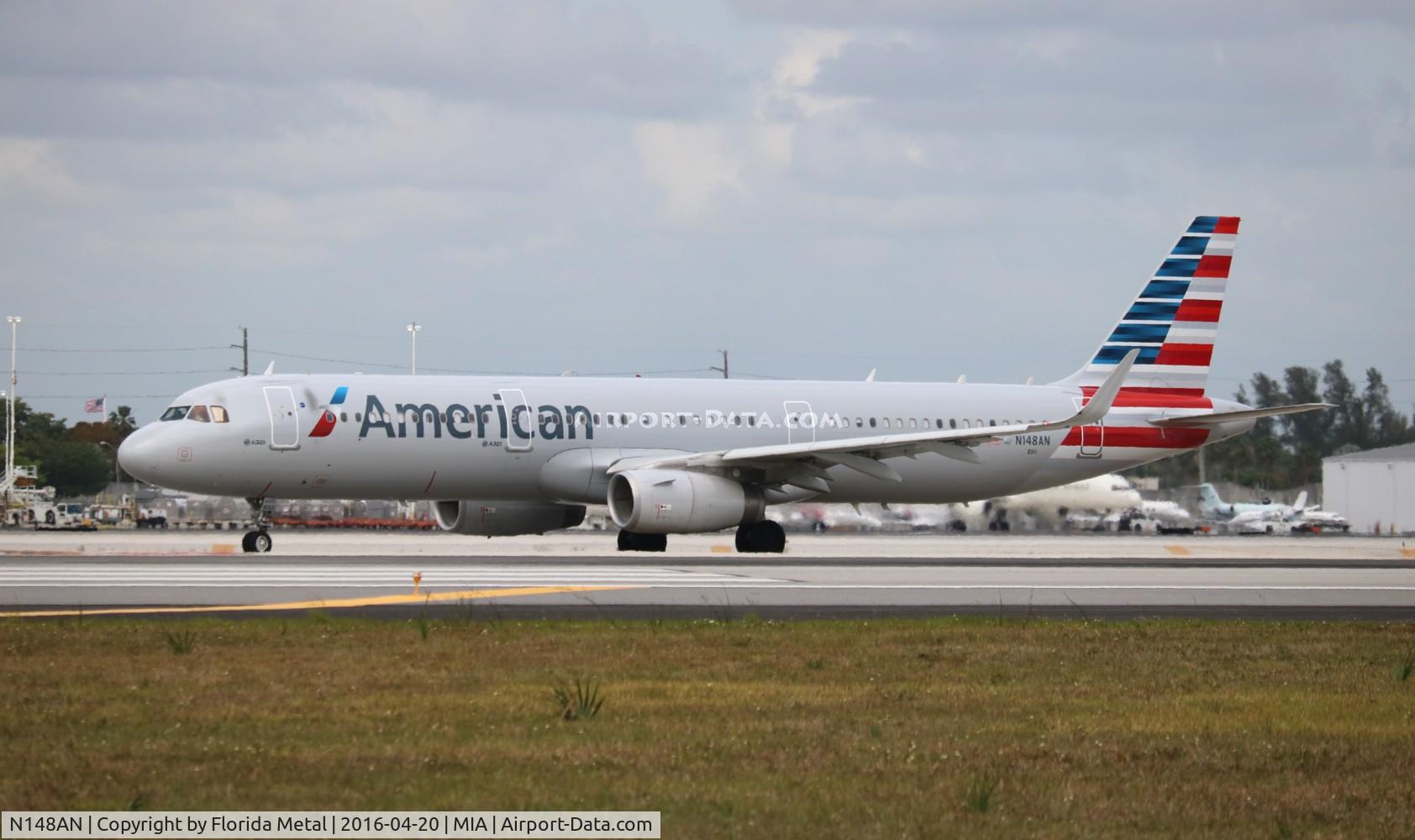 N148AN, 2015 Airbus A321-231 C/N 6790, American