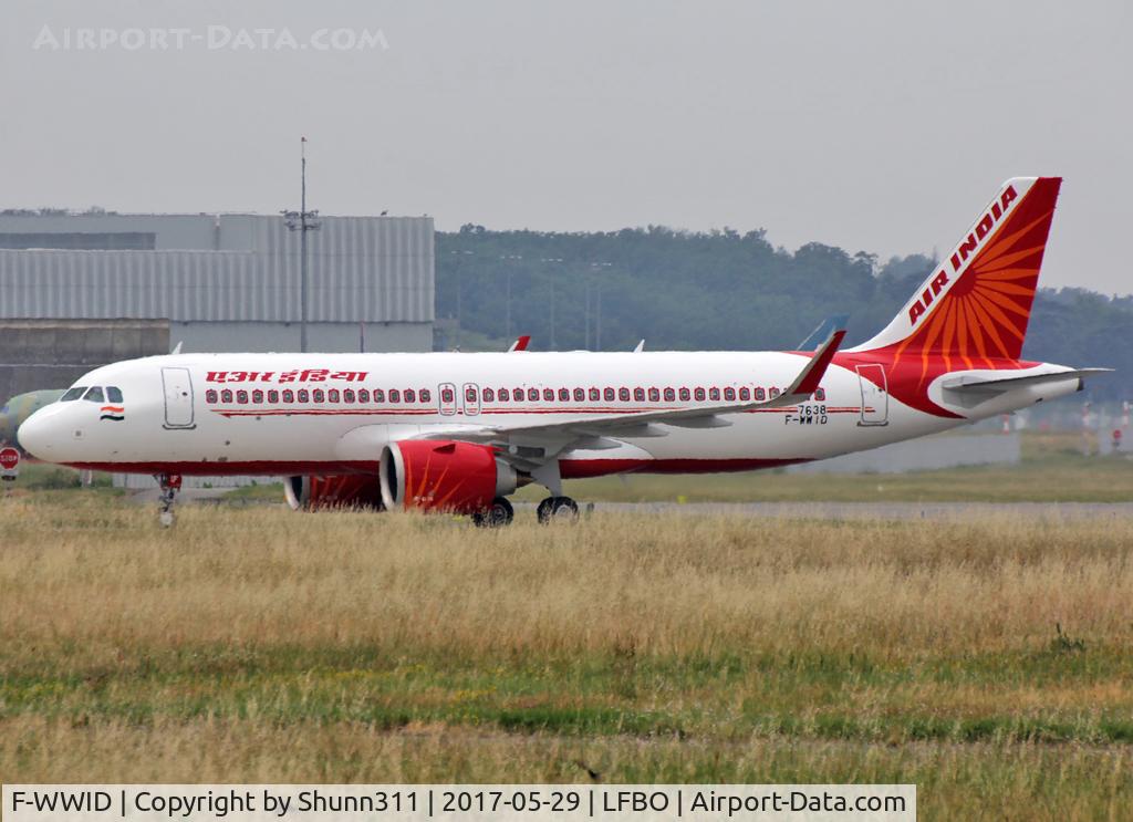 F-WWID, 2017 Airbus A320-251N C/N 7638, C/n 7638 - To be VT-CIF