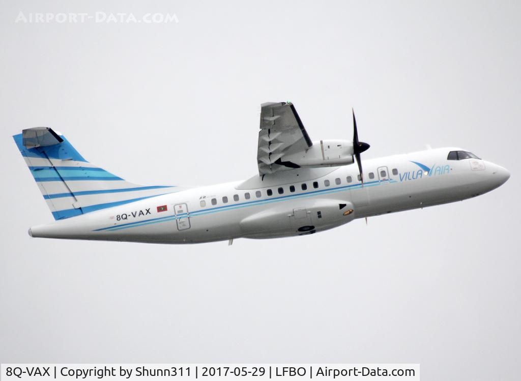 8Q-VAX, 2006 ATR 42-500 C/N 647, Delivery day...