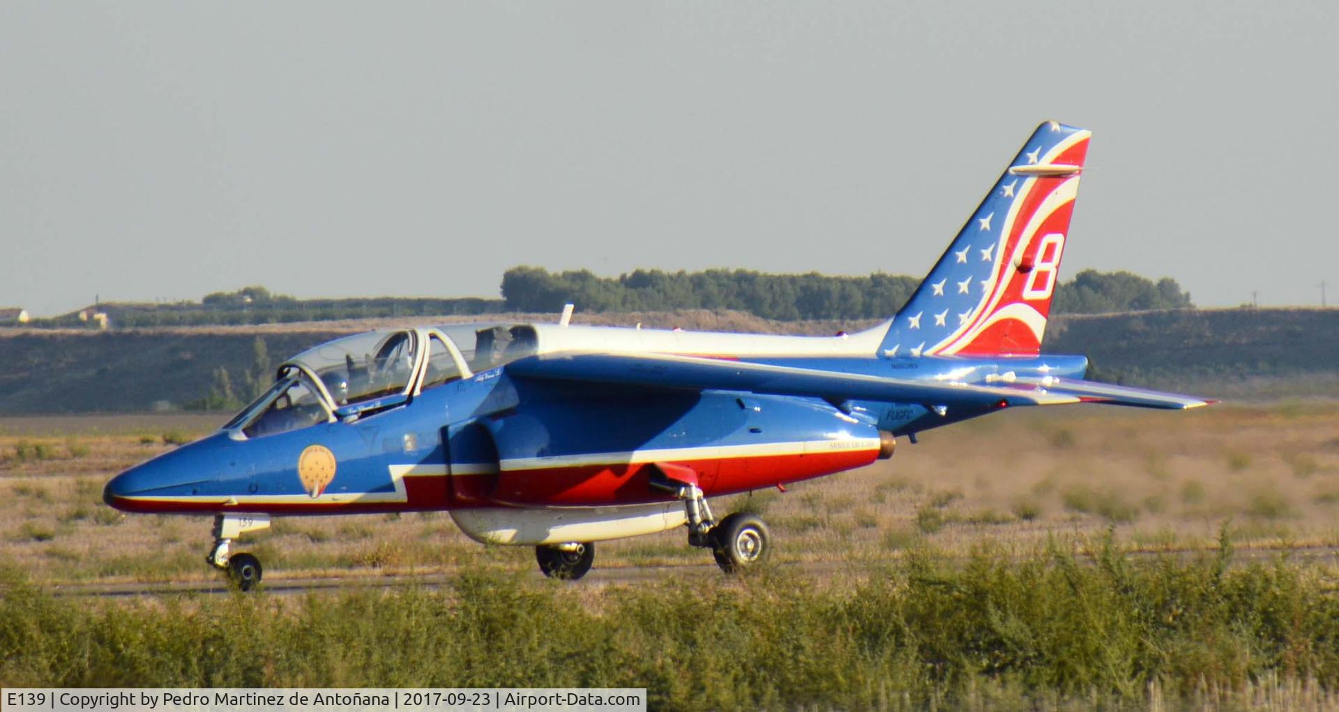 E139, Dassault-Dornier Alpha Jet E C/N E139, Aeropuerto Internacional Lleida-Alguaire