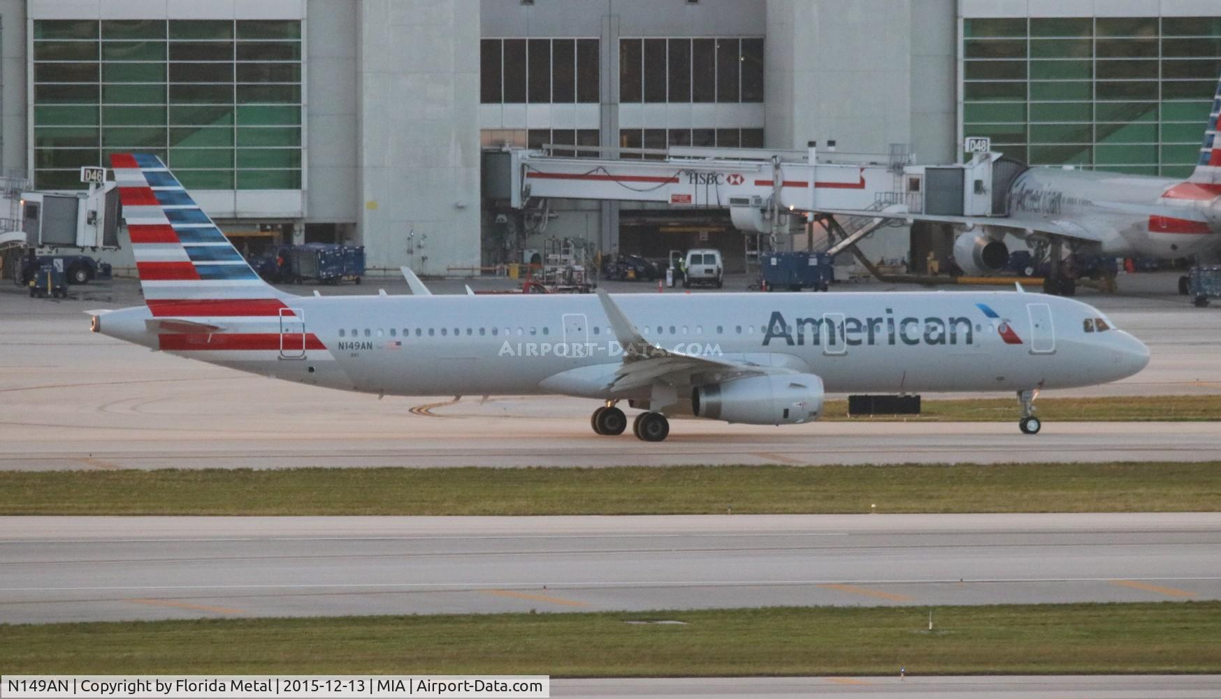 N149AN, 2015 Airbus A321-231 C/N 6812, American
