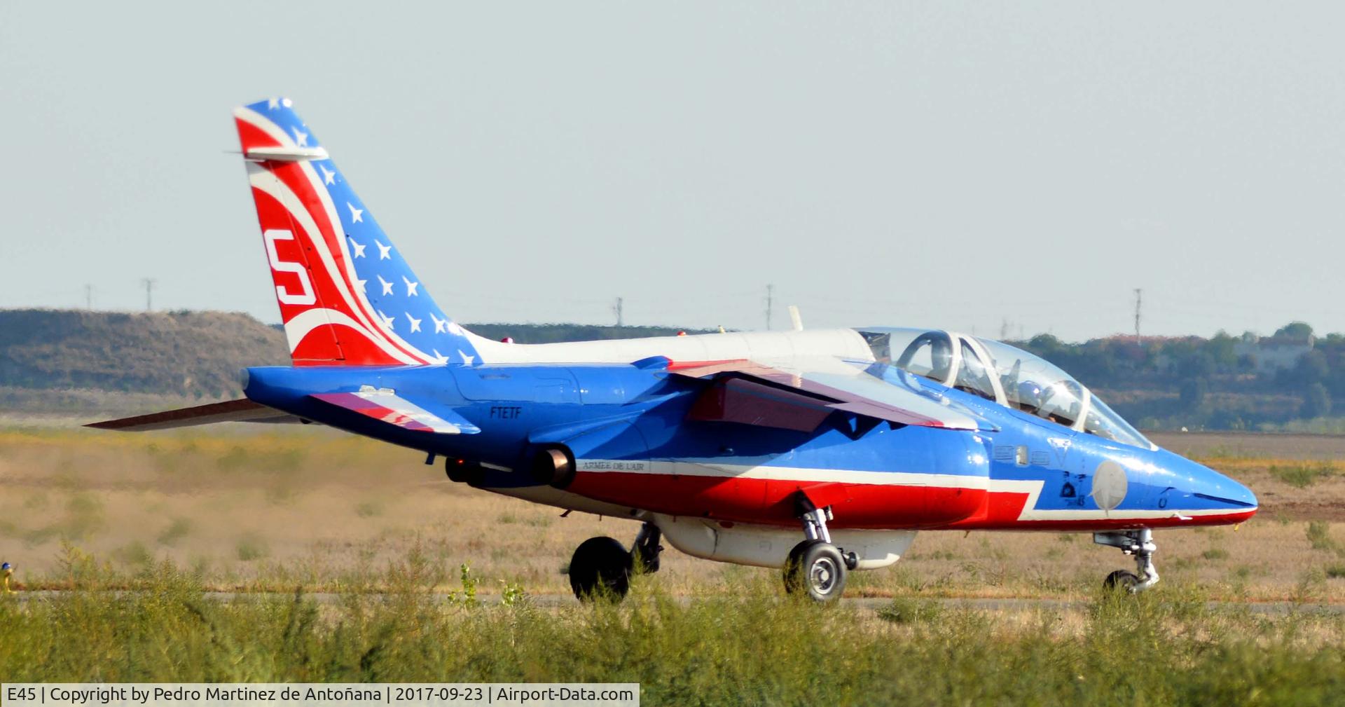 E45, Dassault-Dornier Alpha Jet E C/N E45, Aeropuerto Internacional Lleida-Alguaire