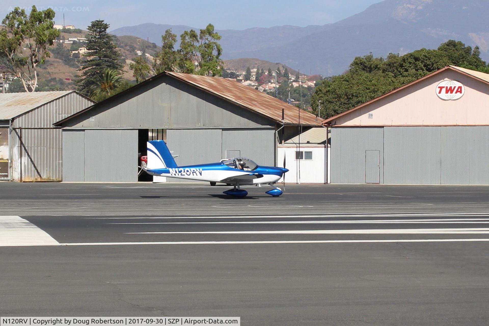 N120RV, 2013 Vans RV-12 C/N 120530, 2013 Brenneise Van's RV-12A E-LSA, Rotax 912ULS 100 Hp, holding short Rwy 22