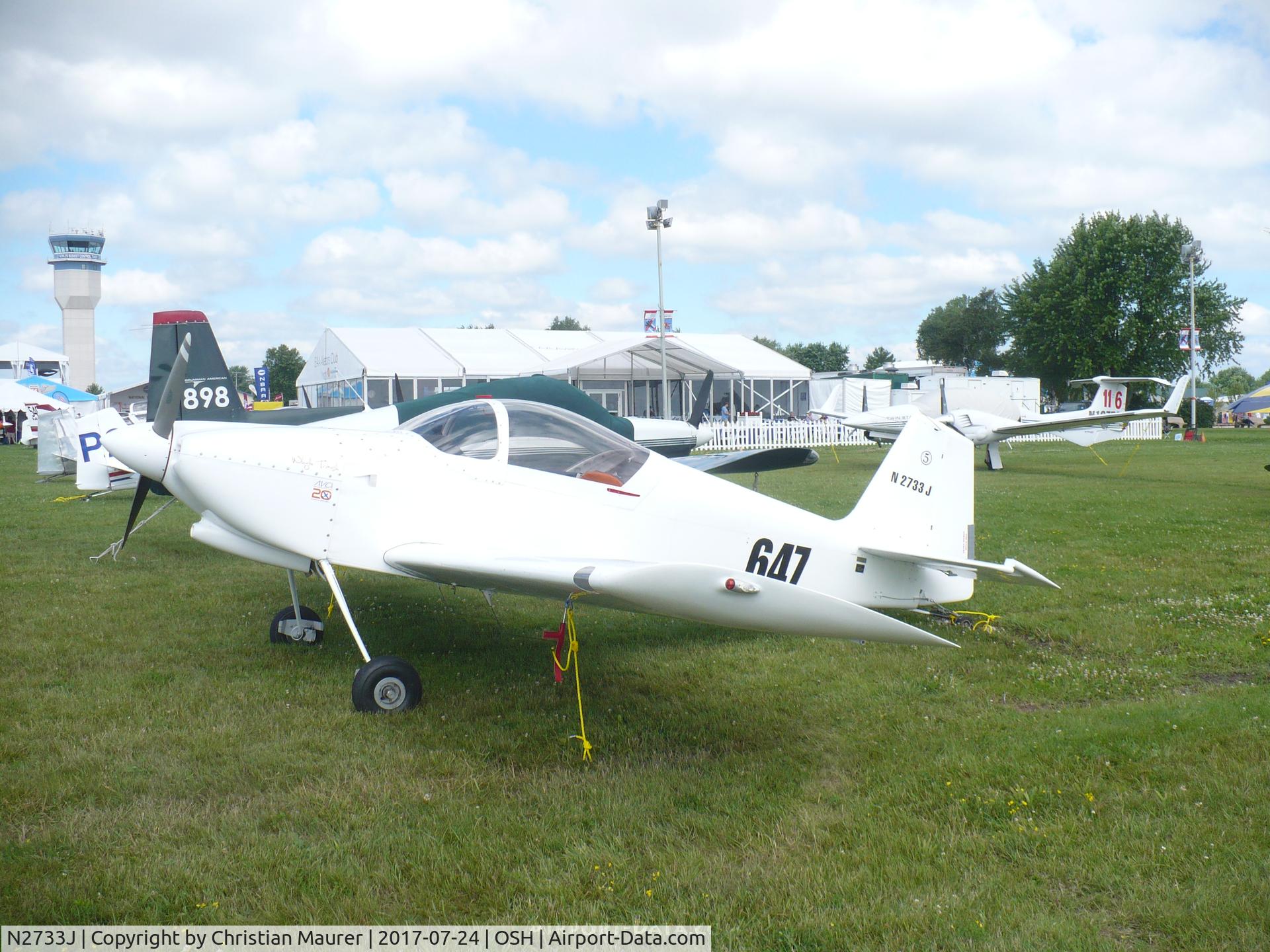 N2733J, Vans RV-6 C/N 21698, Vans RV-6