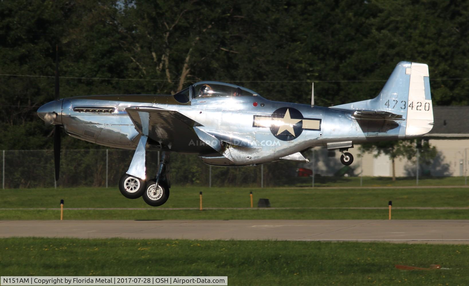 N151AM, 1944 North American P-51D Mustang C/N 122-39879, P-51D
