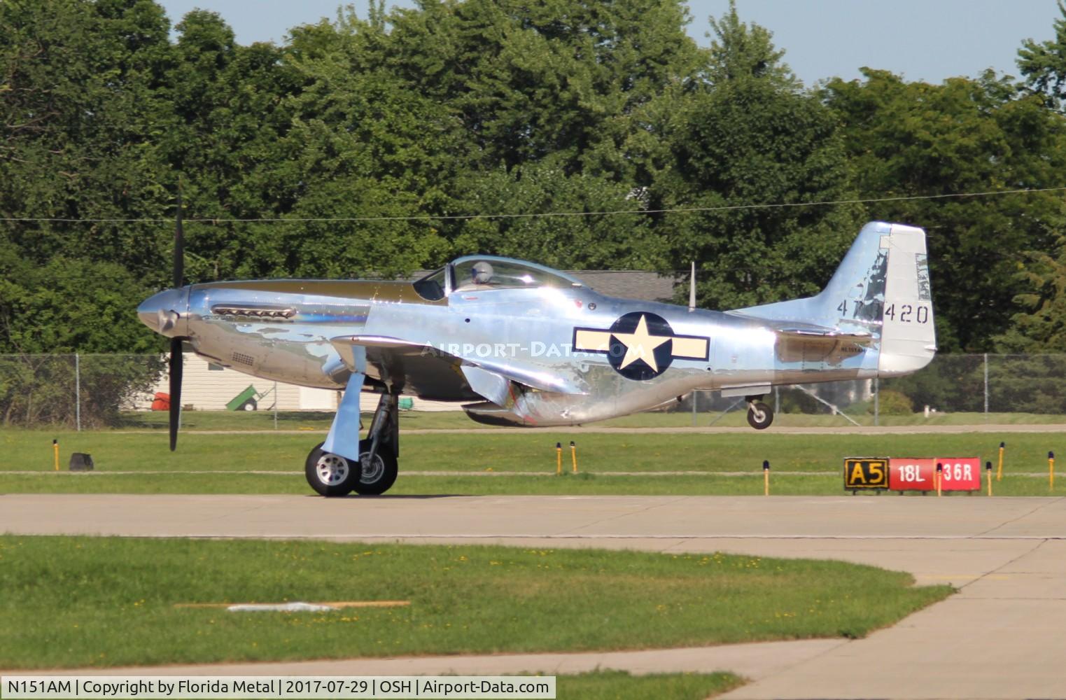 N151AM, 1944 North American P-51D Mustang C/N 122-39879, P-51D