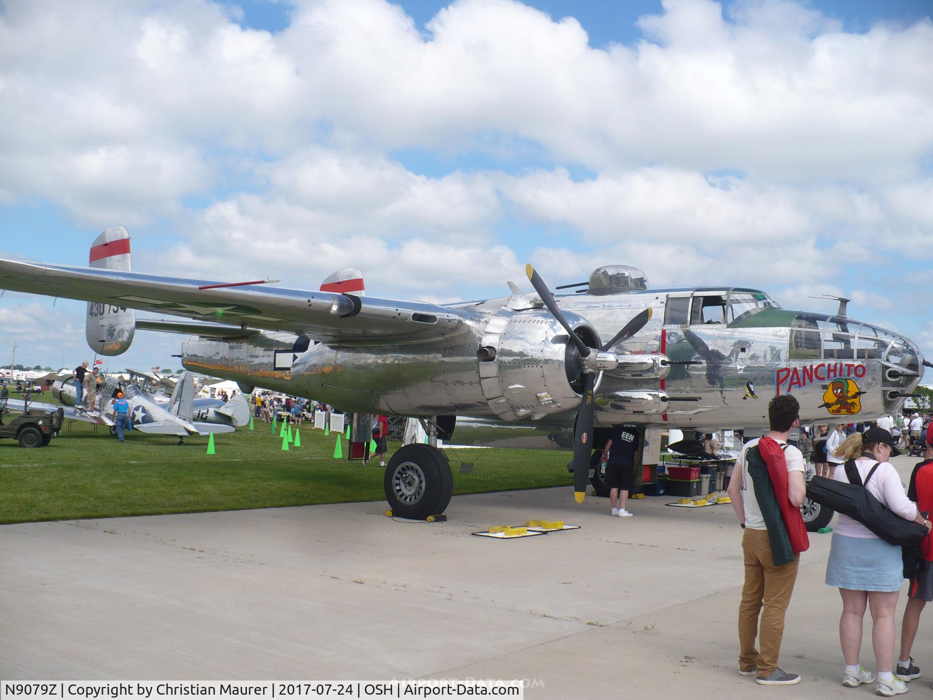 N9079Z, 1944 North American TB-25N Mitchell C/N 108-34009, Panchito
