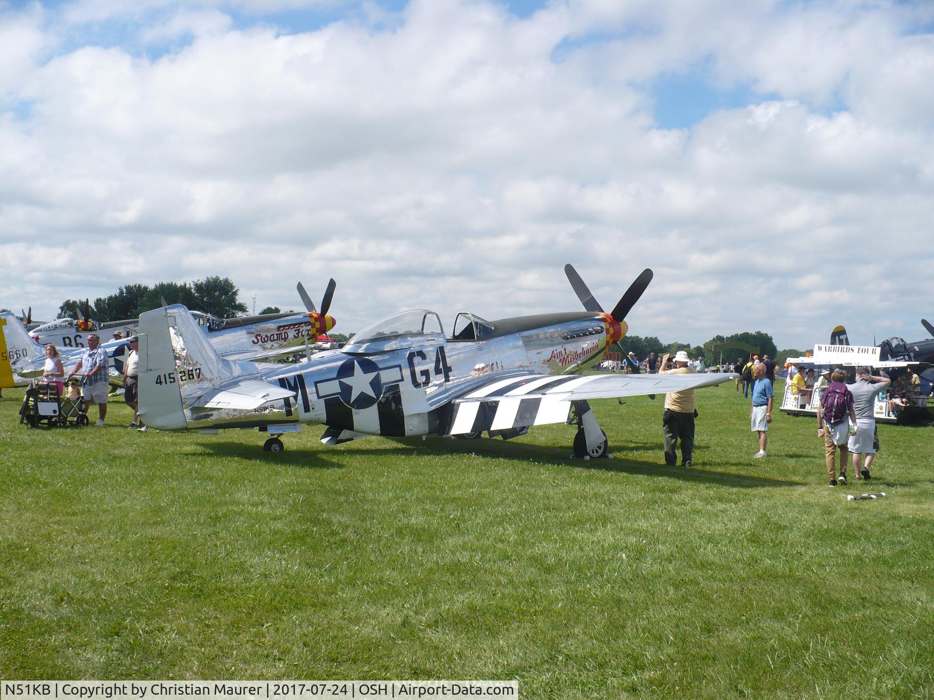 N51KB, 1961 North American F-51D Mustang C/N 44-74009, F-51D
